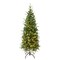 National Tree Company First Traditions Pre-Lit Duxbury Slim Christmas Tree with Hinged Branches, Warm White LED Lights, Plug In, 4.5 ft